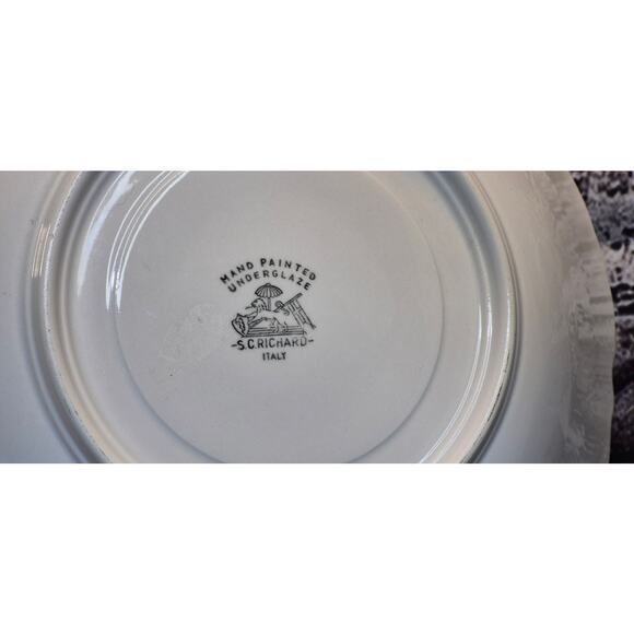 Vintage Set of 9 Hand Painted Underglaze San Cristoforo Richard Ginori - Picture 2 of 8